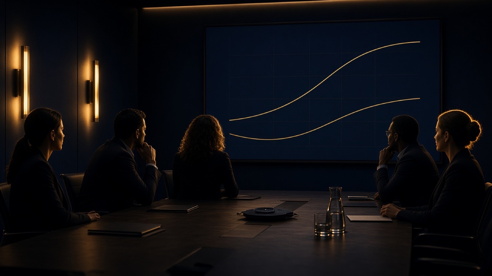 Client and Golden leaders in a value review meeting